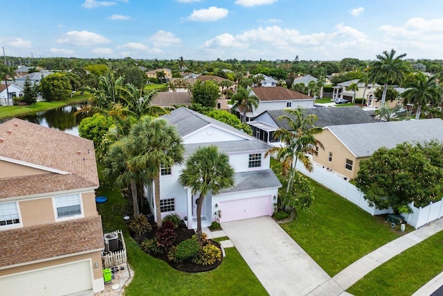 6321 Lansdowne Cir, Boynton Beach, FL 33472 - aerial perspective of suburban area with a nearby body of water