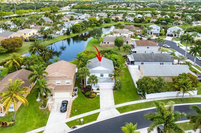 6321 Lansdowne Cir, Boynton Beach, FL 33472 - aerial perspective of suburban area featuring a large body of water