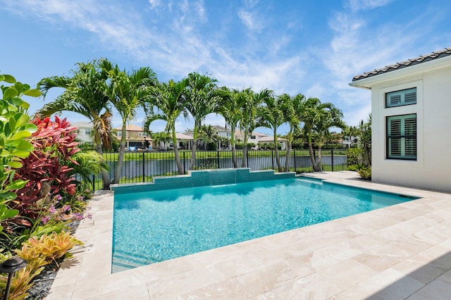 9350 Eden Roc Ct, Delray Beach, FL 33446 - view of swimming pool featuring a water view