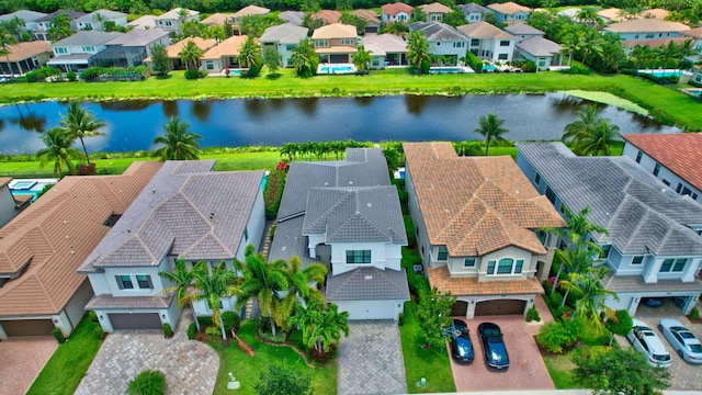 9350 Eden Roc Ct, Delray Beach, FL 33446 - aerial view of residential area with a nearby body of water