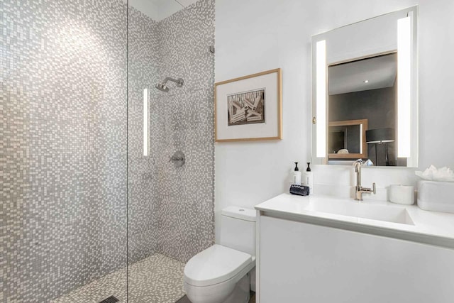 121 2nd Dilido Ter Share B, Unit Share B, Miami Beach, FL 33139 - bathroom with vanity, walk in shower, and toilet