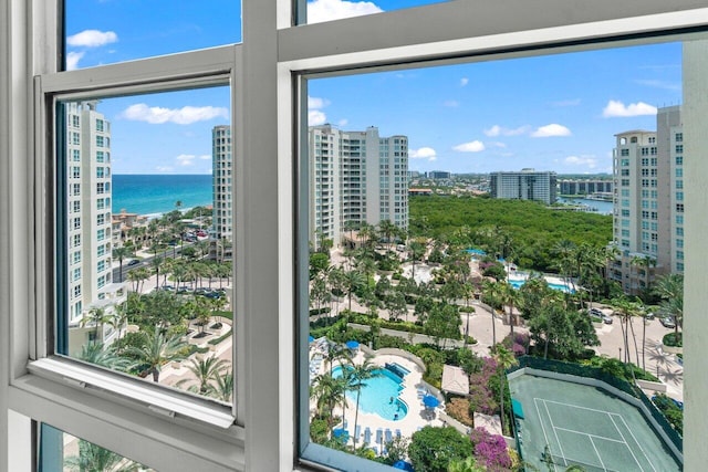 3700 S Ocean Blvd Unit 1210, Highland Beach, FL 33487 - detailed view of a nearby body of water and a city view