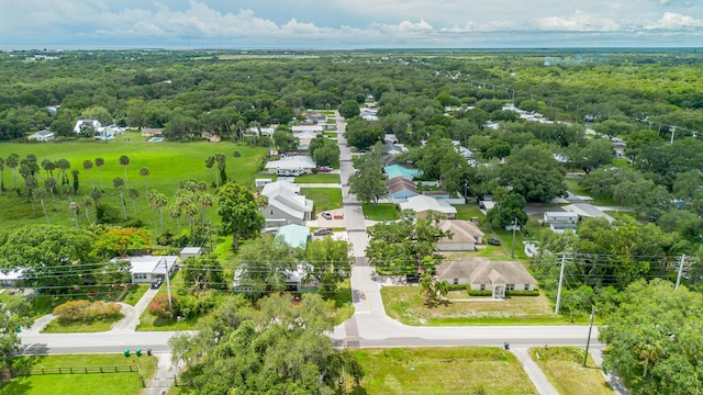 1793 SW 22nd Ter, Okeechobee, FL 34974 - aerial perspective of suburban area featuring a heavily wooded area