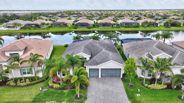 11051 SW Ivory Springs Ln, Port Saint Lucie, FL 34987 - aerial perspective of suburban area featuring a large body of water