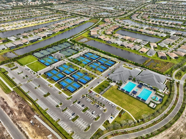 11051 SW Ivory Springs Ln, Port Saint Lucie, FL 34987 - aerial perspective of suburban area