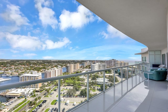 1 N Ocean Blvd Unit Ph05, Pompano Beach, FL 33062 - balcony with a city view and a water view