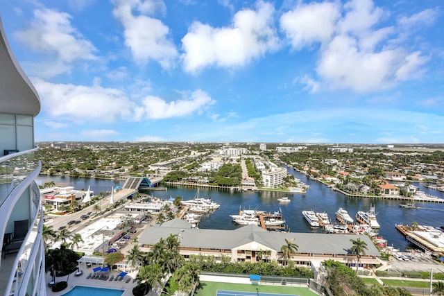 1 N Ocean Blvd Unit Ph05, Pompano Beach, FL 33062 - drone / aerial view of a large body of water and a marina