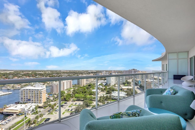 1 N Ocean Blvd Unit Ph05, Pompano Beach, FL 33062 - balcony with a city view and a water view