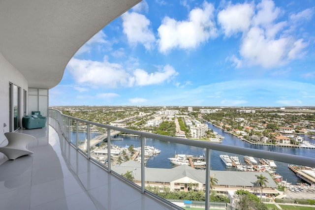 1 N Ocean Blvd Unit Ph05, Pompano Beach, FL 33062 - balcony featuring a water view and grilling area