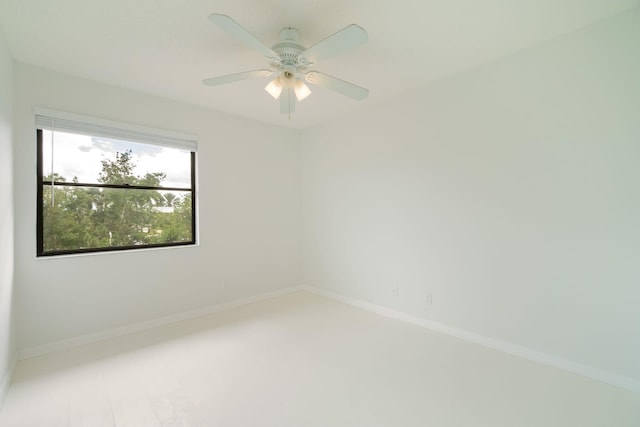 12236 Sag Harbor Ct Unit 3, Wellington, FL 33414 - spare room featuring baseboards and ceiling fan