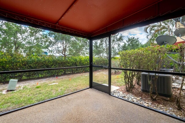 12236 Sag Harbor Ct Unit 3, Wellington, FL 33414 - view of unfurnished sunroom