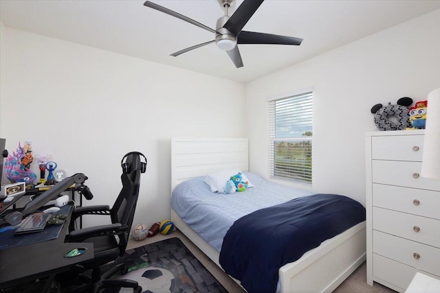 12314 SW Rimini Way, Port Saint Lucie, FL 34987 - bedroom featuring ceiling fan and carpet floors