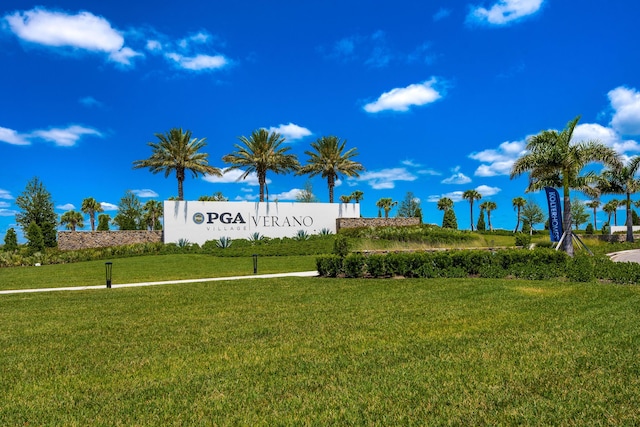 8762 SW Montova Way, Port Saint Lucie, FL 34987 - community sign featuring a yard