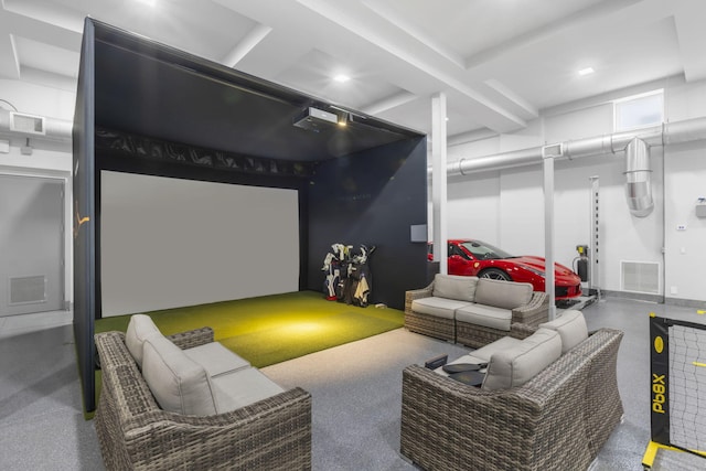 526 N Ocean Blvd, Delray Beach, FL 33483 - playroom featuring golf simulator