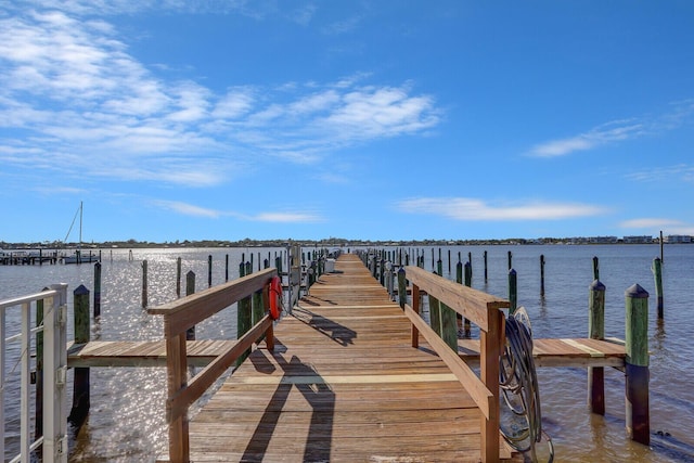 1858 SW Palm City Rd Unit 205, Stuart, FL 34994 - dock area featuring a water view