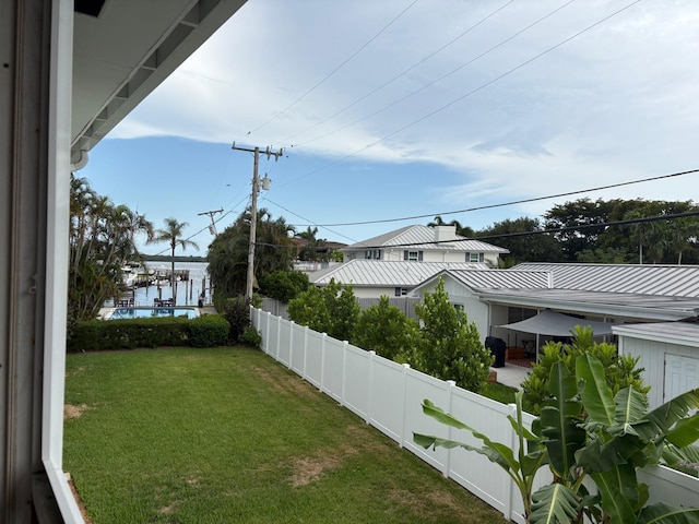 118 Yacht Club Dr Unit 7, North Palm Beach, FL 33408 - view of yard featuring a water view