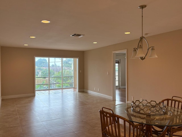 118 Yacht Club Dr Unit 7, North Palm Beach, FL 33408 - dining area featuring baseboards, recessed lighting, and light tile patterned flooring