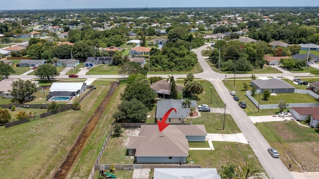 517 SW Cherryhill Rd, Port Saint Lucie, FL 34953 - aerial perspective of suburban area