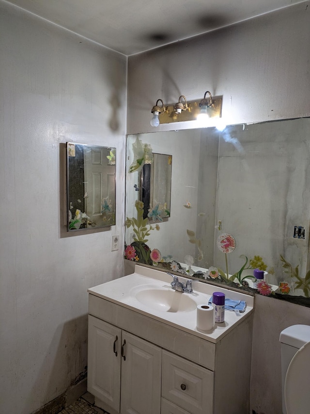 3900 Kenas St, West Palm Beach, FL 33403 - bathroom with vanity and toilet