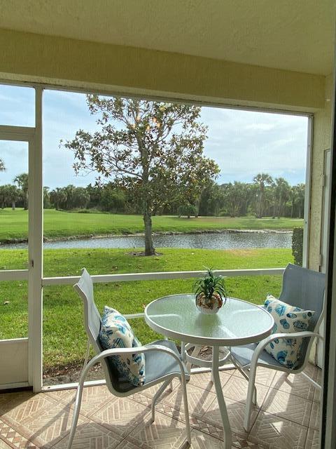 4240 Gator Trace Ave Unit 0, Fort Pierce, FL 34982 - sunroom / solarium with a water view