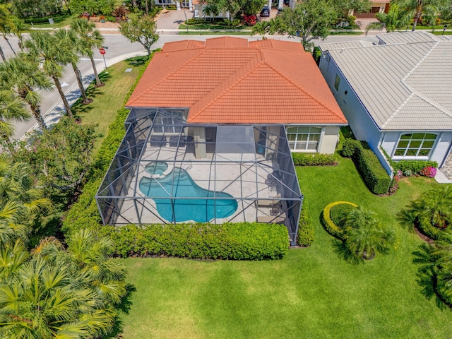 101 Sedona Way, Palm Beach Gardens, FL 33418 - aerial view of property and surrounding area featuring a pool