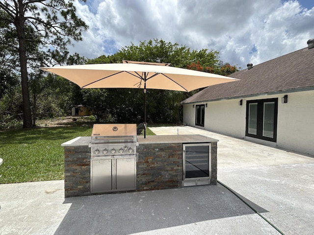 18228 48th Ave N, The Acreage, FL 33470 - view of patio with wine cooler