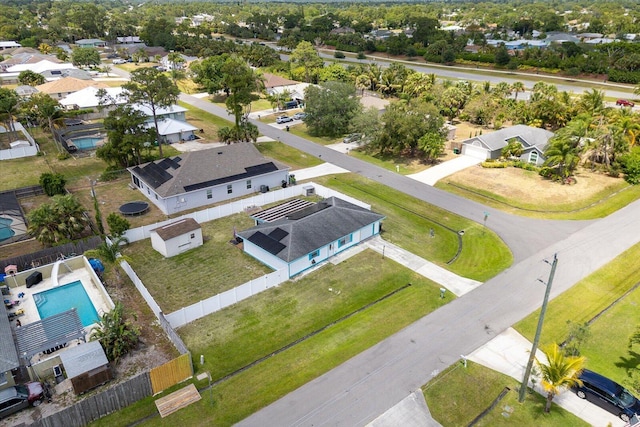 1430 SE Ocean Ln, Port Saint Lucie, FL 34983 - aerial perspective of suburban area with a pool