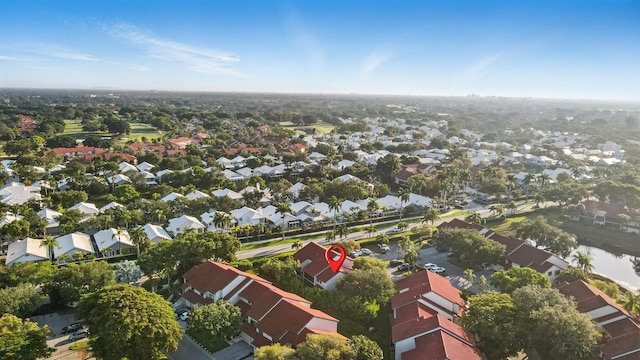 23 Lexington Ln W Unit A, Palm Beach Gardens, FL 33418 - aerial view of property and surrounding area featuring nearby suburban area