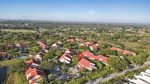 23 Lexington Ln W Unit A, Palm Beach Gardens, FL 33418 - aerial view of property's location with nearby suburban area