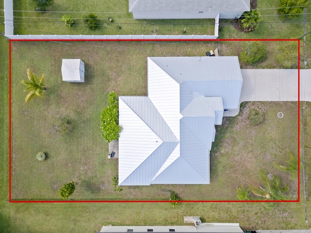 3048 SE Wake Rd, Port Saint Lucie, FL 34984 - aerial view of property's location with property parcel outlined