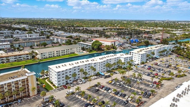 104 Paradise Harbour Blvd Unit 104, North Palm Beach, FL 33408 - aerial view of city skyline and a large body of water
