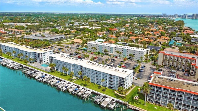 104 Paradise Harbour Blvd Unit 104, North Palm Beach, FL 33408 - aerial view of a large body of water and apartment complex