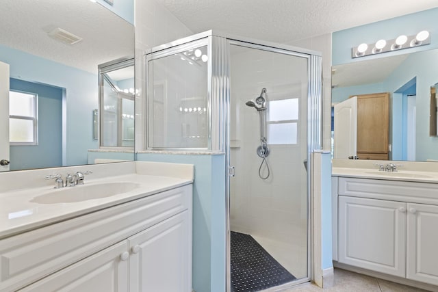 2683 SW Marquis Ter, Stuart, FL 34997 - carpeted empty room with a ceiling fan, lofted ceiling, and a textured ceiling