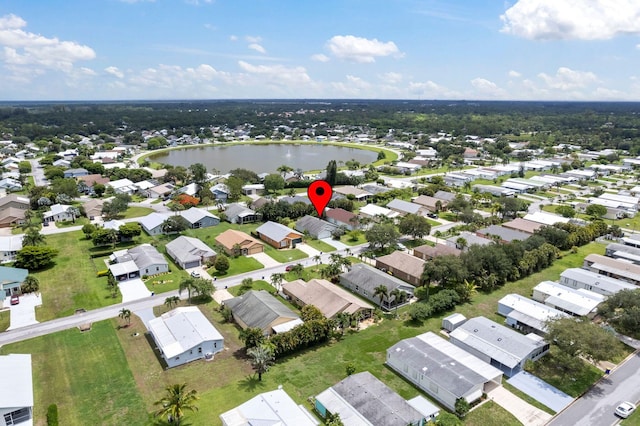 2683 SW Marquis Ter, Stuart, FL 34997 - drone / aerial view of a pool area