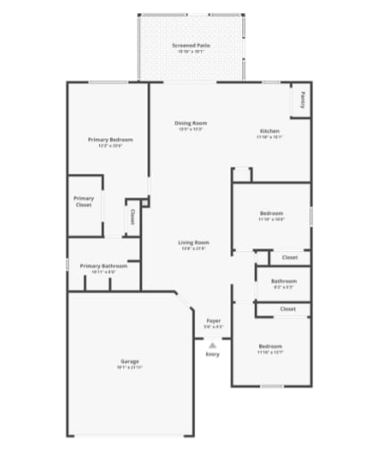 2683 SW Marquis Ter, Stuart, FL 34997 - view of property floor plan