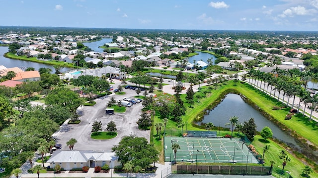 107 NW Summerville Ct, Port Saint Lucie, FL 34986 - aerial view of residential area featuring a large body of water