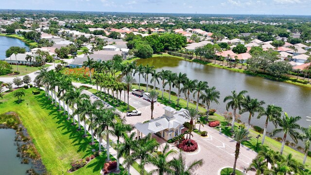 107 NW Summerville Ct, Port Saint Lucie, FL 34986 - aerial perspective of suburban area with a large body of water
