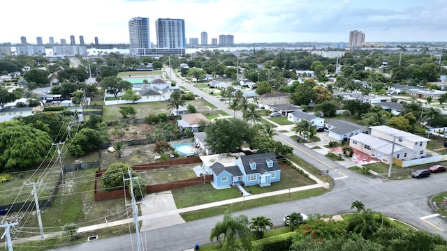 307 4th St, Lake Park, FL 33403 - drone / aerial view of city skyline