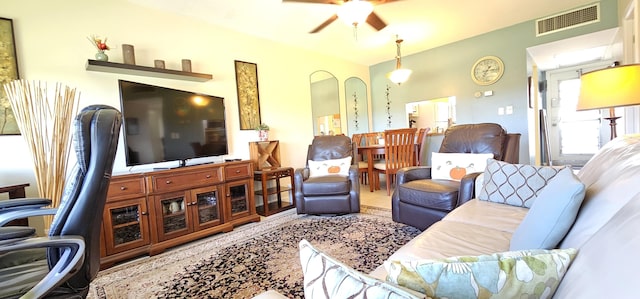 4299 NW 16th St Unit 303, Lauderhill, FL 33313 - living area with ceiling fan