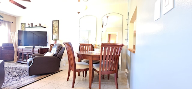 4299 NW 16th St Unit 303, Lauderhill, FL 33313 - tiled dining room with a ceiling fan