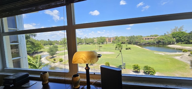 4299 NW 16th St Unit 303, Lauderhill, FL 33313 - detailed view of a nearby body of water, a golf club, and a tree filled landscape