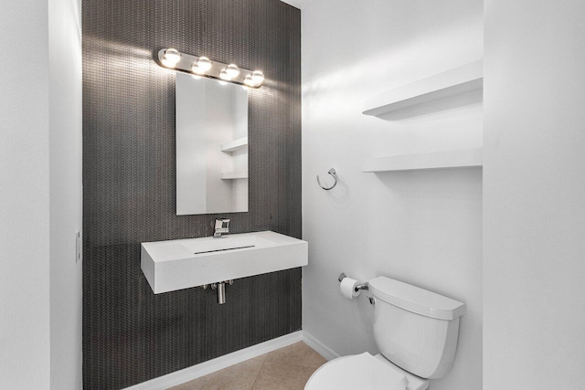 5779 Regency Cir W, Boca Raton, FL 33496 - bathroom featuring toilet and tile patterned floors