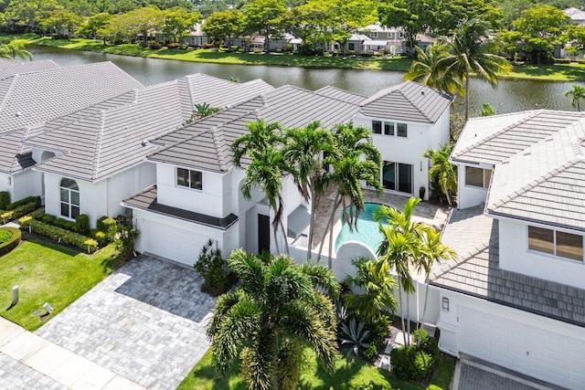 5779 Regency Cir W, Boca Raton, FL 33496 - aerial view of residential area with a nearby body of water