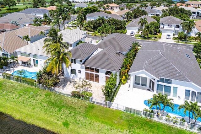 5779 Regency Cir W, Boca Raton, FL 33496 - aerial view of residential area featuring a pool