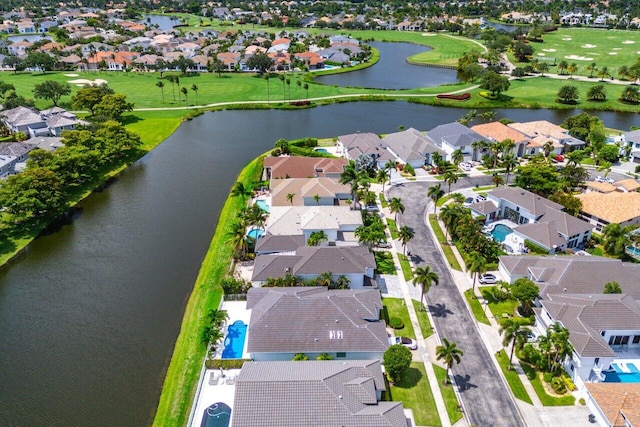 5779 Regency Cir W, Boca Raton, FL 33496 - aerial perspective of suburban area featuring a large body of water and a local golf course
