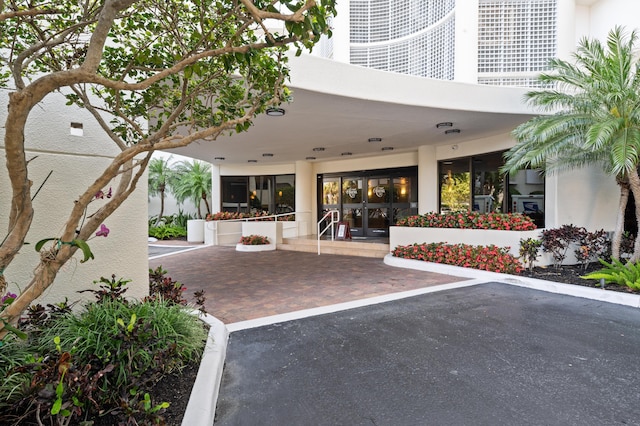 3000 N Ocean Dr Unit 4-D, Singer Island, FL 33404 - view of patio featuring french doors