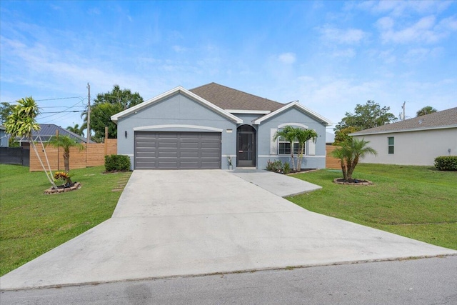 3313 SW Ludlow St, Port Saint Lucie, FL 34953 - single story home featuring a garage, concrete driveway, and stucco siding