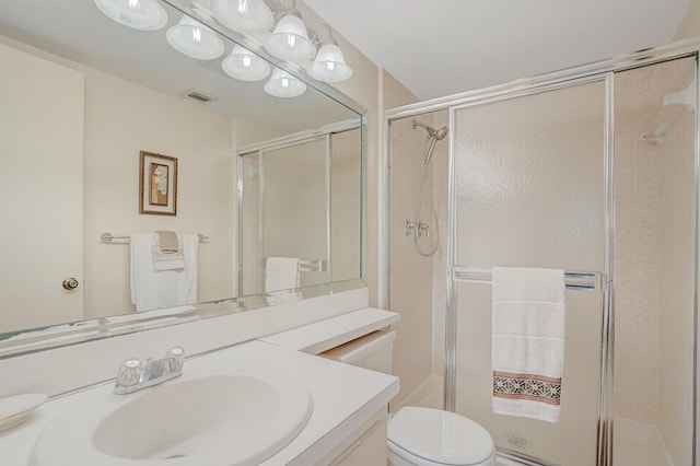 331 Knotty Pine Cir Unit C-1, Greenacres, FL 33463 - full bath with vanity, a stall shower, and toilet