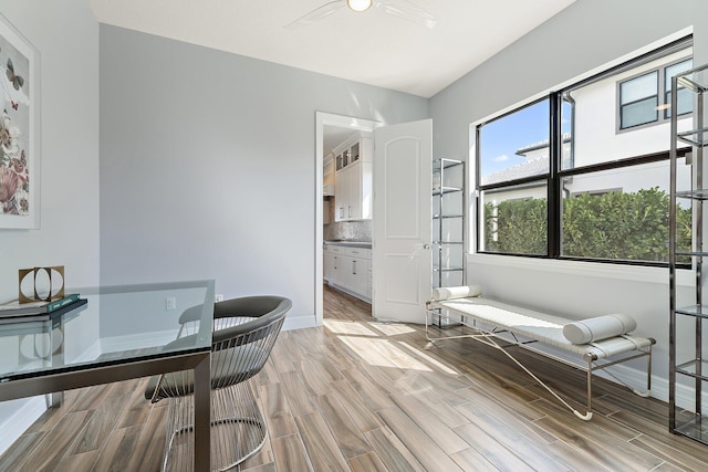 515 Sonoma Isles Cir, Jupiter, FL 33478 - office space with light wood-style flooring and baseboards