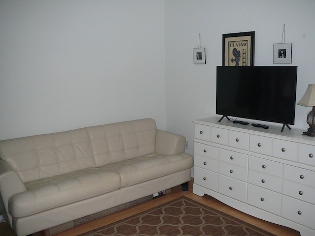 1840 E Sanderling Ln Unit 1, Fort Pierce, FL 34982 - living area with wood finished floors